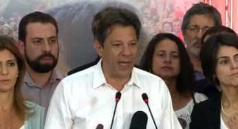 Haddad faz discurso pavoroso e confirma ser mau perdedor