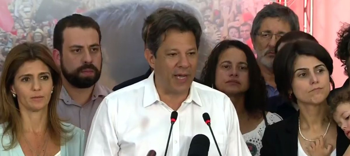 Haddad: cercado pelas razões que o derrotaram. Imagem: Reprodução/Portal Uai