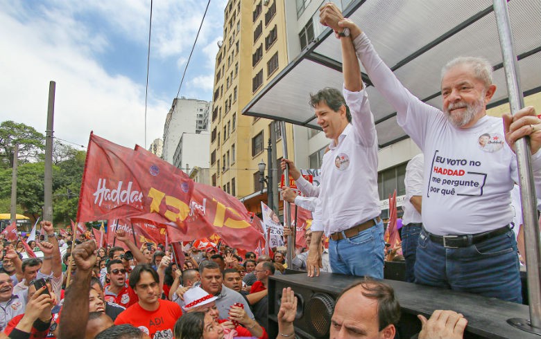 Evento de 'virada do Haddad' em 2016: para toda tese há uma antítese. Foto: Ricardo Stuckert/Instituto Lula