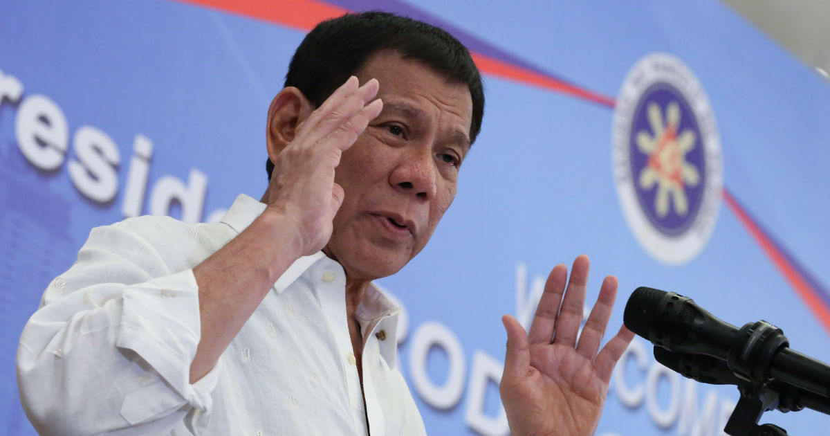 O presidente filipino deu ordens expressas para que grupos de extermínio abatessem os defensores. Foto: King Rodriguez / PCOO EDP
