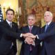 Pence (à direita, com Guaidó e o presidente da Colômbia, Ivan Duque): hora de agir. Foto: Divulgação/Mike Pence