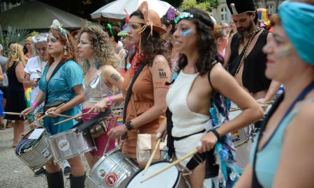 O bloco Mulheres Rodadas: humor é o ponto fraco dos Bolsonaro. Foto: Tomaz Silva/Agência Brasil