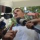 Crivella no Palácio da Cidade, na sexta (5): por um fio. Foto: Tânia Rego/Agência Brasil